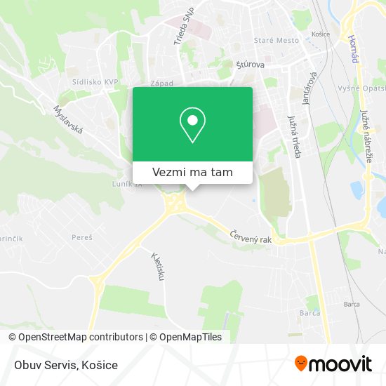 Obuv Servis mapa