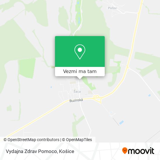 Vydajna Zdrav Pomoco mapa