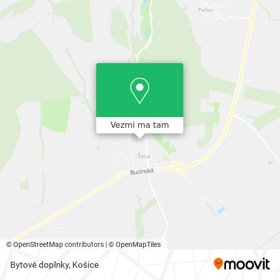 Bytové doplnky mapa