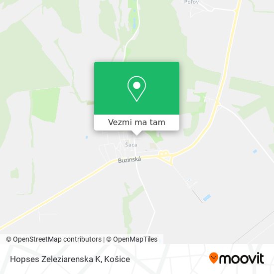 Hopses Zeleziarenska K mapa