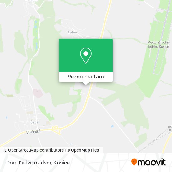 Dom Ľudvíkov dvor mapa