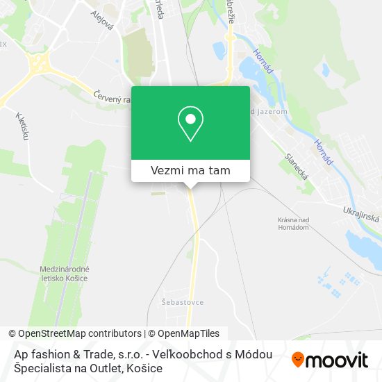 Ap fashion & Trade, s.r.o. - Veľkoobchod s Módou Špecialista na Outlet mapa