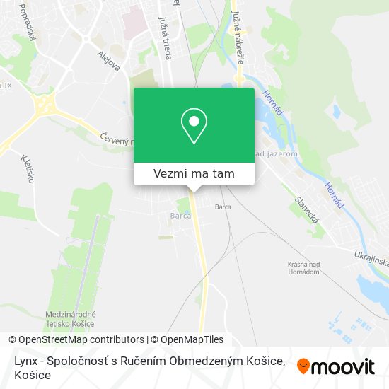 Lynx - Spoločnosť s Ručením Obmedzeným Košice mapa