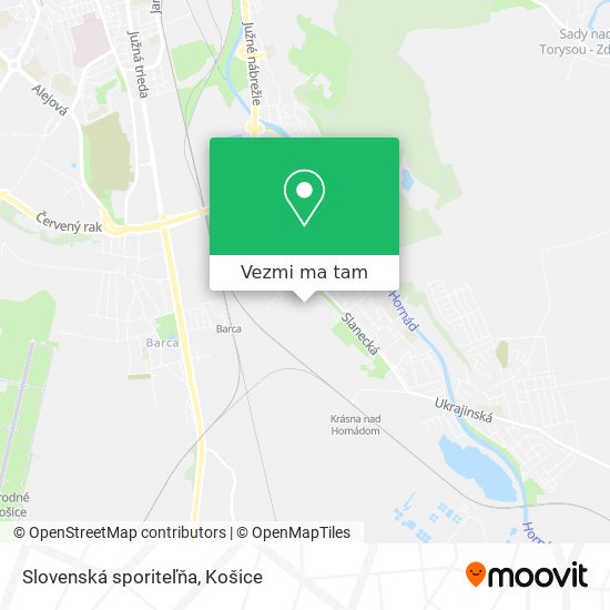 Slovenská sporiteľňa mapa