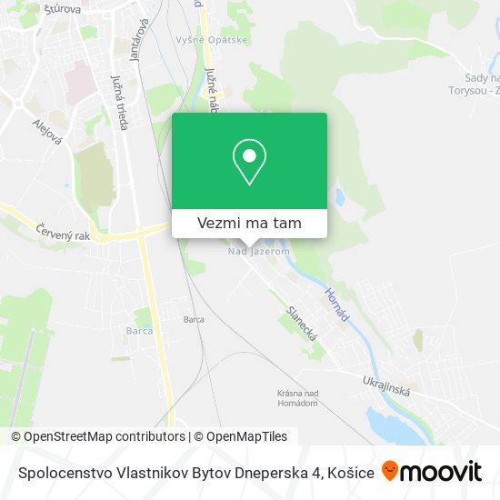 Spolocenstvo Vlastnikov Bytov Dneperska 4 mapa