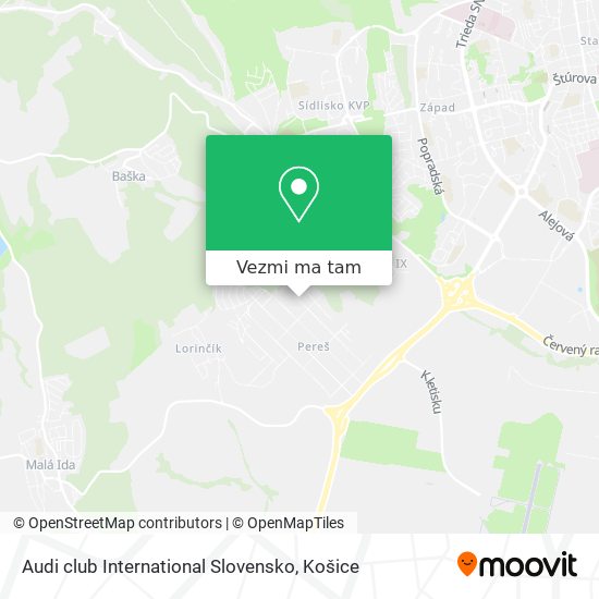Audi club International Slovensko mapa