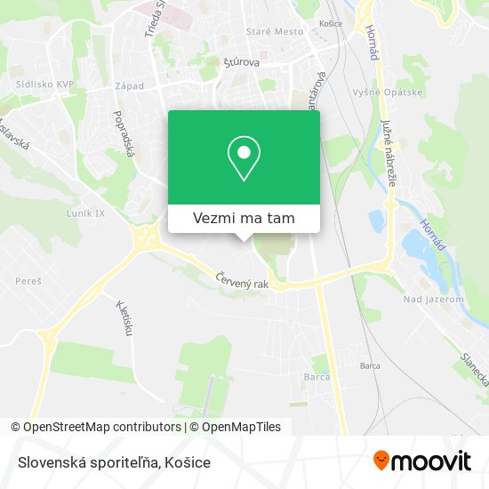 Slovenská sporiteľňa mapa