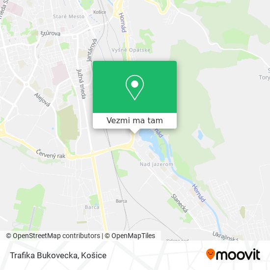 Trafika Bukovecka mapa