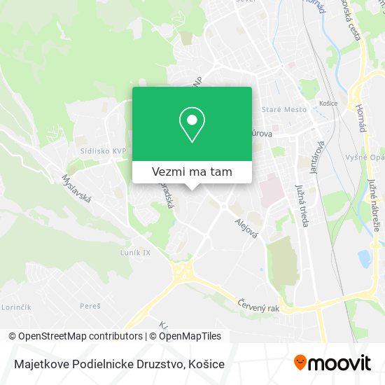 Majetkove Podielnicke Druzstvo mapa