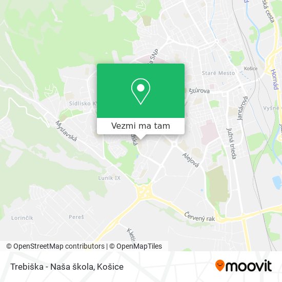 Trebiška - Naša škola mapa