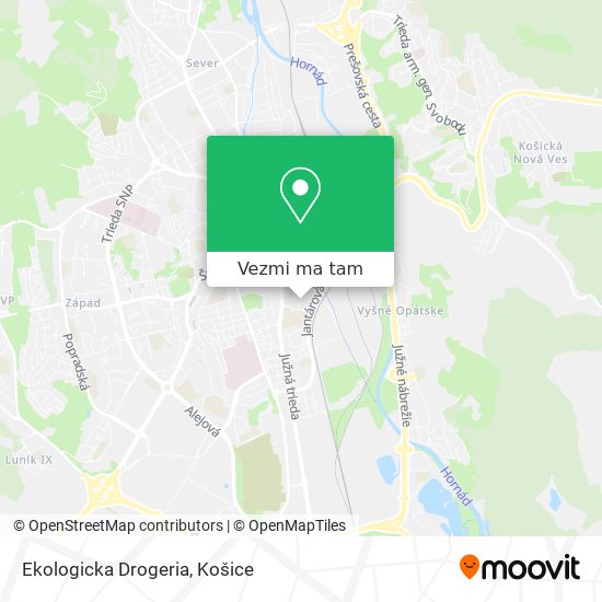 Ekologicka Drogeria mapa