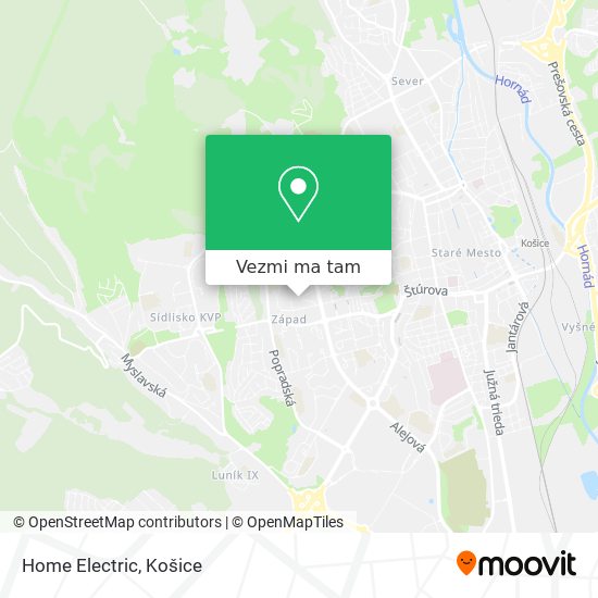 Home Electric mapa