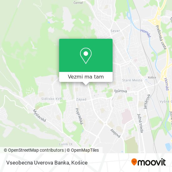 Vseobecna Uverova Banka mapa