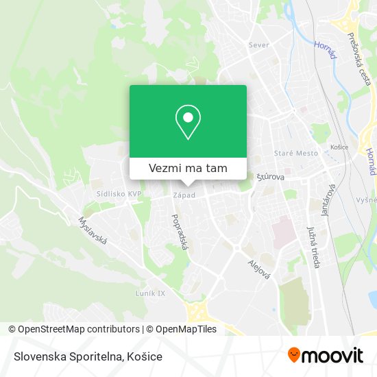 Slovenska Sporitelna mapa