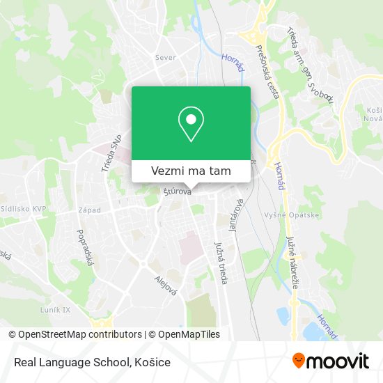 Real Language School mapa