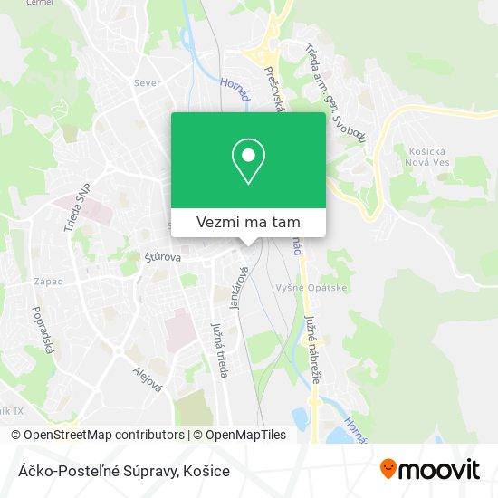 Áčko-Posteľné Súpravy mapa