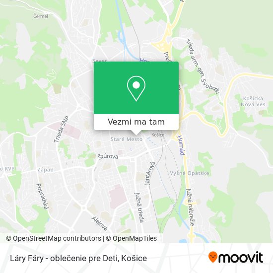 Láry Fáry - oblečenie pre Deti mapa