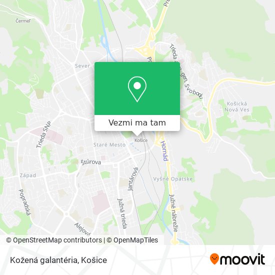 Kožená galantéria mapa