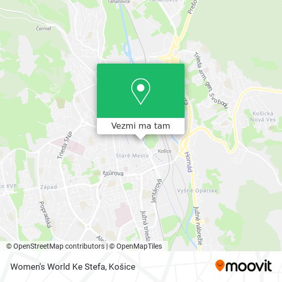 Women's World Ke Stefa mapa