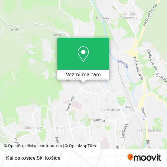 Kalloskosice.Sk mapa