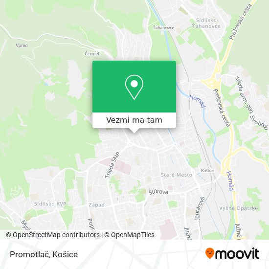 Promotlač mapa