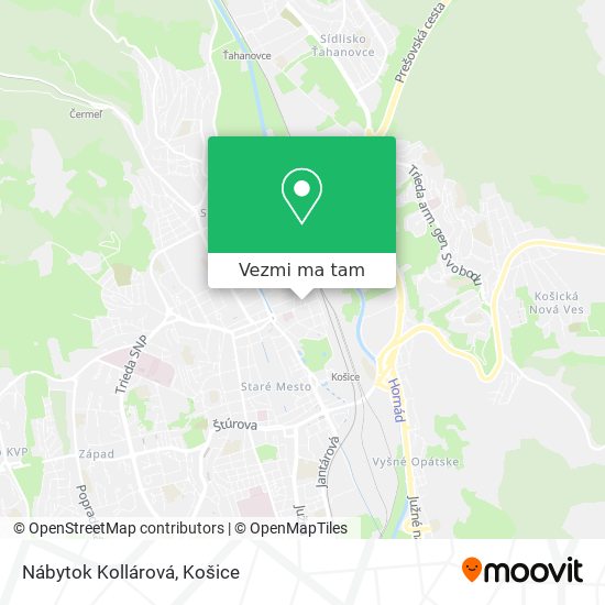 Nábytok Kollárová mapa