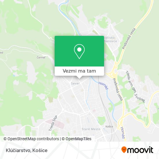 Klúčiarstvo mapa