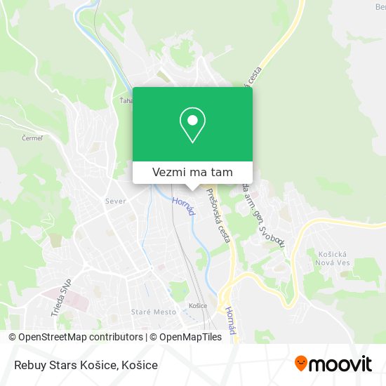 Rebuy Stars Košice mapa