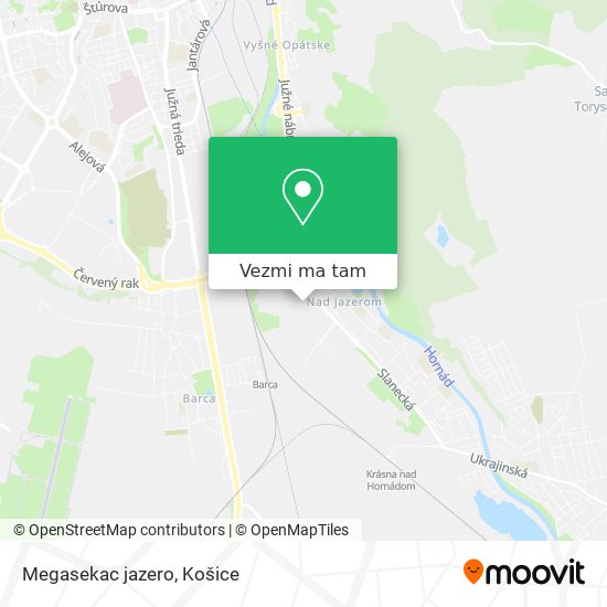 Megasekac jazero mapa