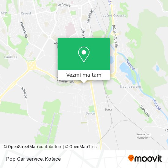 Pop-Car service mapa