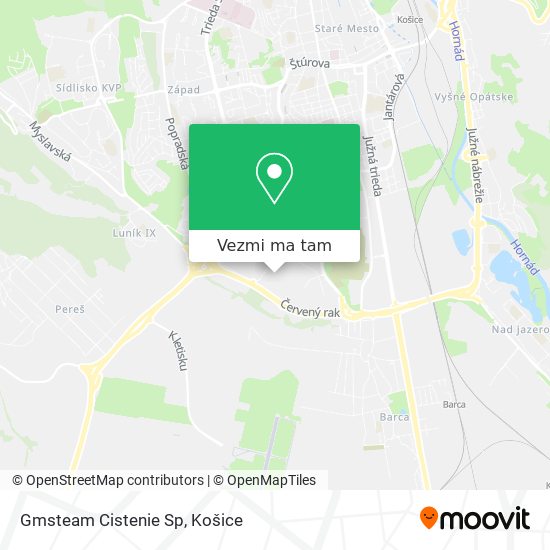 Gmsteam Cistenie Sp mapa