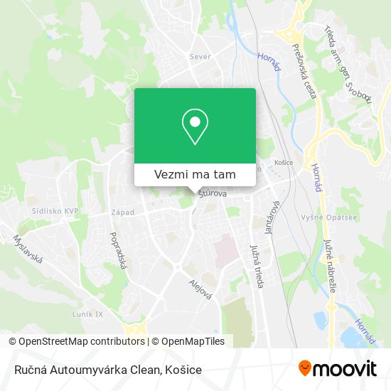 Ručná Autoumyvárka Clean mapa