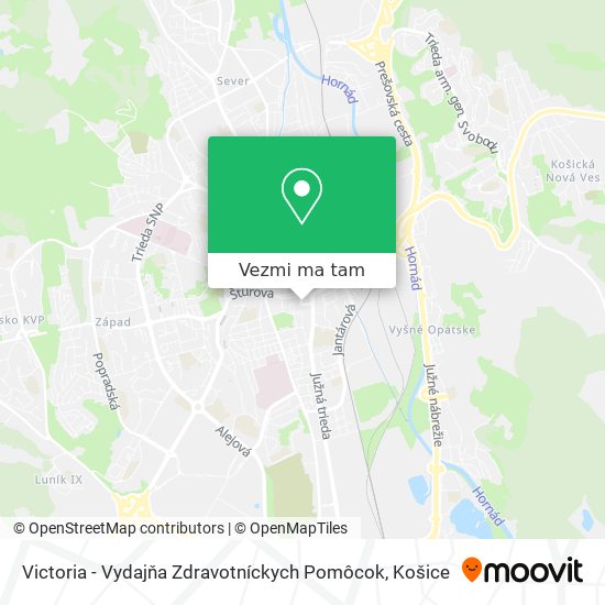 Victoria - Vydajňa Zdravotníckych Pomôcok mapa