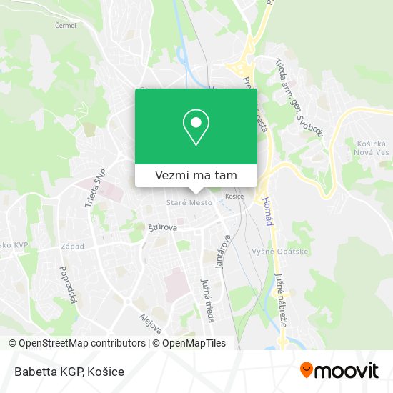 Babetta KGP mapa