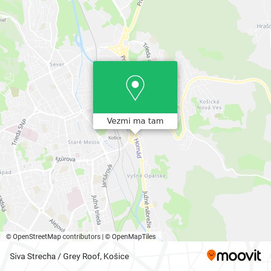 Siva Strecha / Grey Roof mapa