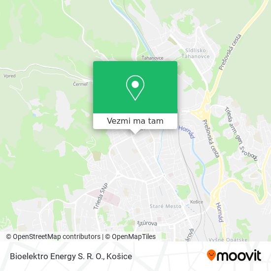 Bioelektro Energy S. R. O. mapa