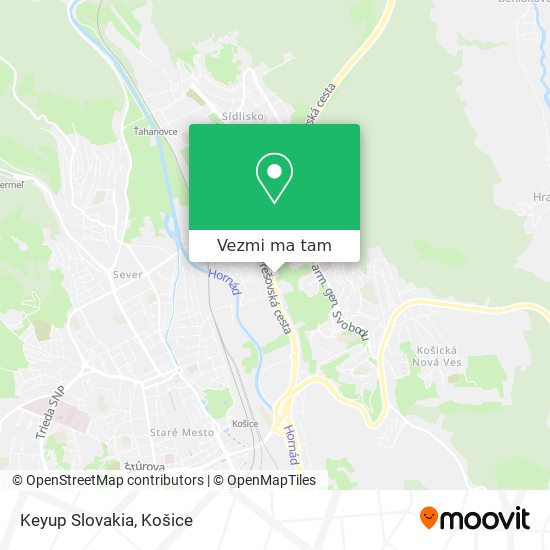 Keyup Slovakia mapa