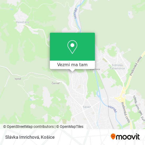 Slávka Imrichová mapa