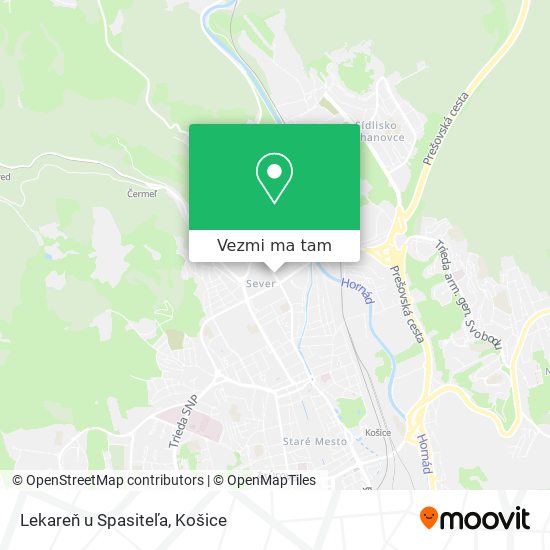 Lekareň u Spasiteľa mapa