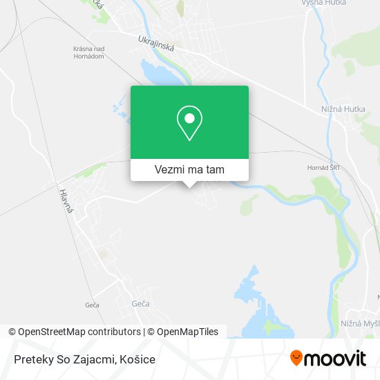 Preteky So Zajacmi mapa