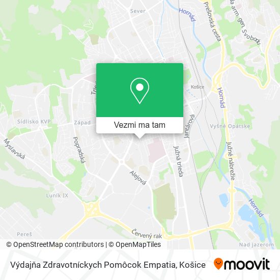 Výdajňa Zdravotníckych Pomôcok Empatia mapa