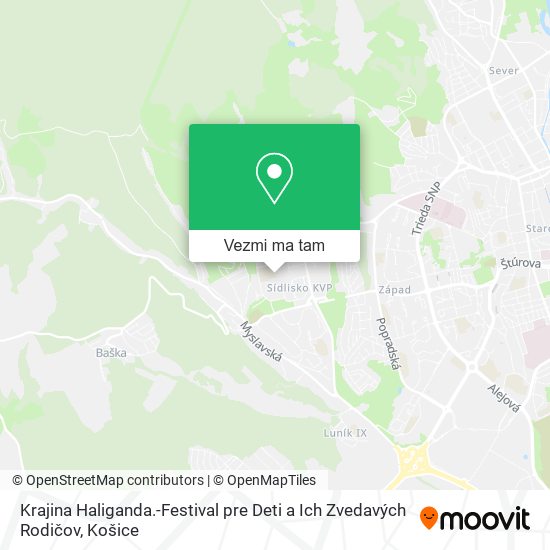 Krajina Haliganda.-Festival pre Deti a Ich Zvedavých Rodičov mapa