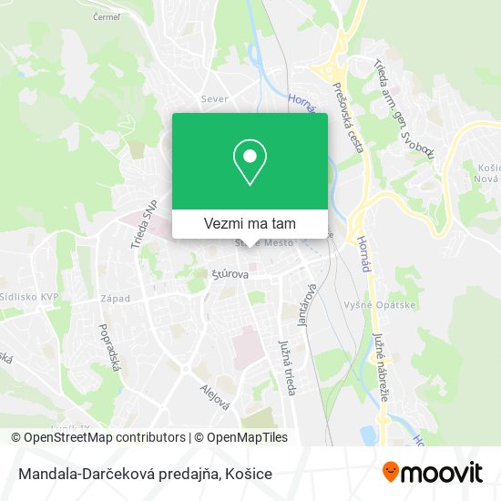 Mandala-Darčeková predajňa mapa