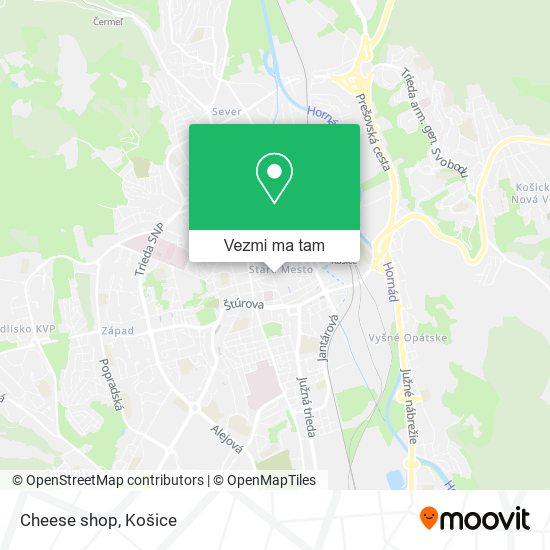 Cheese shop mapa