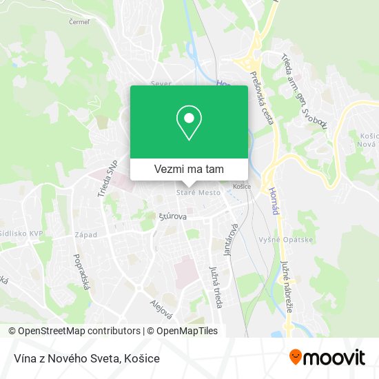 Vína z Nového Sveta mapa