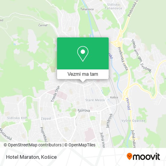 Hotel Maraton mapa