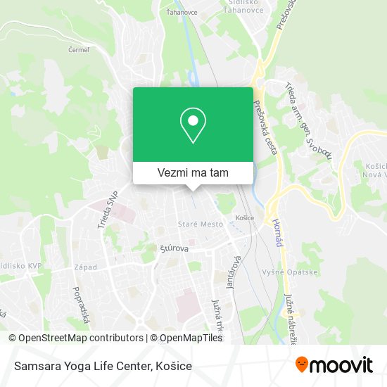 Samsara Yoga Life Center mapa