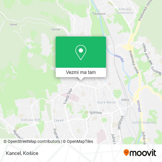 Kancel mapa