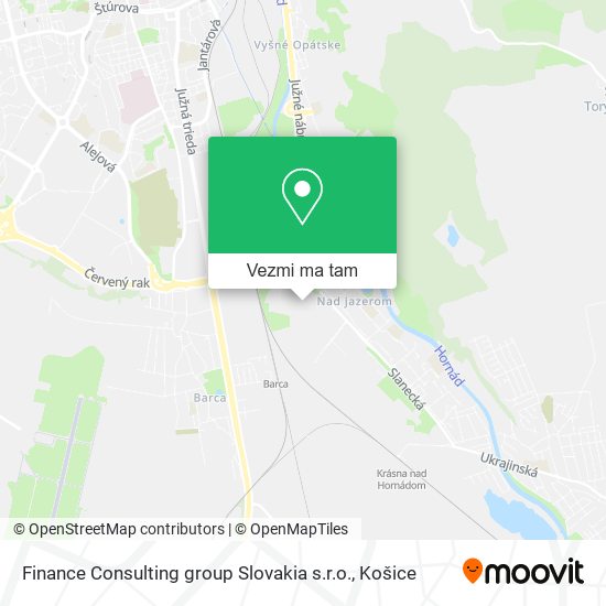 Finance Consulting group Slovakia s.r.o. mapa