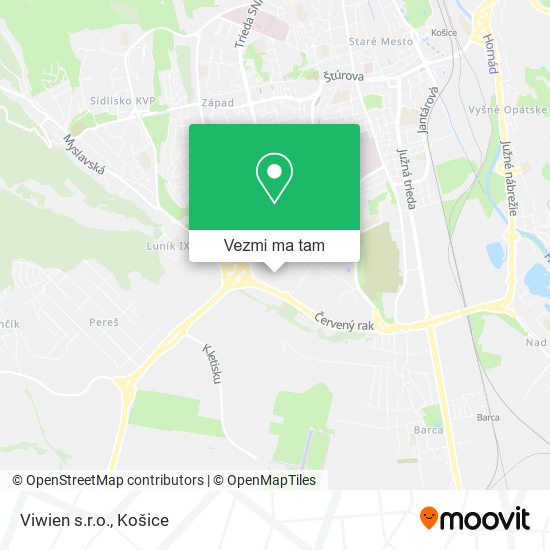 Viwien s.r.o. mapa